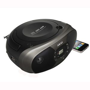 Microsistem audio AKAI BM004A-614, CD-Player, Radio, USB, 2x1W