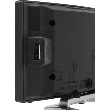 Ceas-cu-Radio-Smartwares-CL-1658-cu-USB-Negru