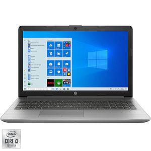 Laptop HP 250 G7 cu procesor Intel Core i3-1005G1 pana la 3.40 GHz, 15.6", Full HD, 4GB, 256GB SSD, Intel UHD Graphics, Windows 10 Pro, Silver