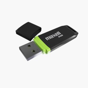 Memorie Stic USB Maxell 64GB, negru