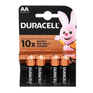 Baterii Duracel Alkaline LR6 , AA , 4buc