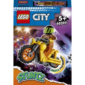 Motocicleta de cascadorie pentru impact LEGO 60297, 12 piese