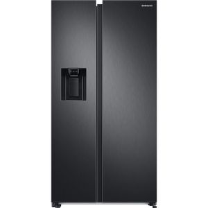 Side By Side Samsung RS68A8820B1/EF, 609 l, Full No Frost, Twin Cooling Plus, Conversie Smart 5 in 1, Twin Cooling, Antracit